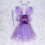 4 Kinder Schleifen Set Mit Engelsflügeln Violett 4