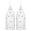 5 Paar Damen Spitzenhandschuhe Mesh Mit Für Hochzeit 1