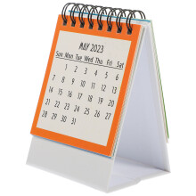 3Stk Schreibtischkalender Englische Druck 2023 Mini Kalender