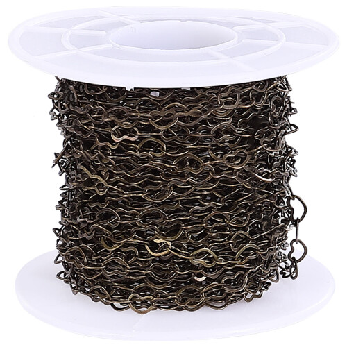 2 Herz Link Kette Selbermachen Schmuck Pullover Kupfer