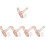 5 Paar Damen Spitzenhandschuhe Mesh Mit Für Hochzeit 5