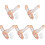 5 Paar Damen Spitzenhandschuhe Mesh Mit Für Hochzeit 2
