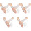 5 Paar Damen Spitzenhandschuhe Mesh Mit Für Hochzeit 3