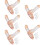 5 Paar Damen Spitzenhandschuhe Mesh Mit Für Hochzeit 11