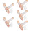 5 Paar Damen Spitzenhandschuhe Mesh Mit Für Hochzeit 10