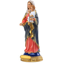 3Stk Desktop-Statue Religiöse Resin Jungfrau