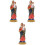 3Stk Desktop-Statue Religiöse Resin Jungfrau 5