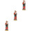 3Stk Desktop-Statue Religiöse Resin Jungfrau 7