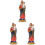 3Stk Desktop-Statue Religiöse Resin Jungfrau 4