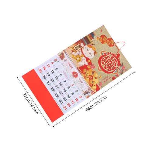 Chinesisches Tierkreiszeichen Wandkalender 2026 Aus 1