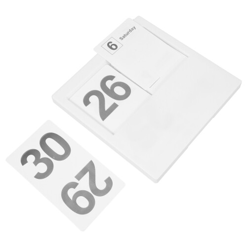 3Stk Holz Tischkalender Blockkalender Büro Heimbedarf 2