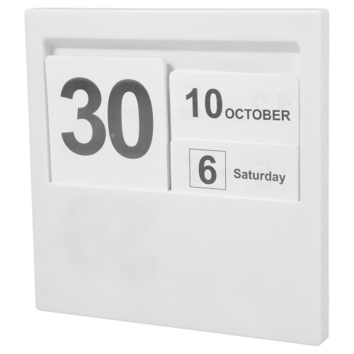 3Stk Holz Tischkalender Blockkalender Büro Heimbedarf 1