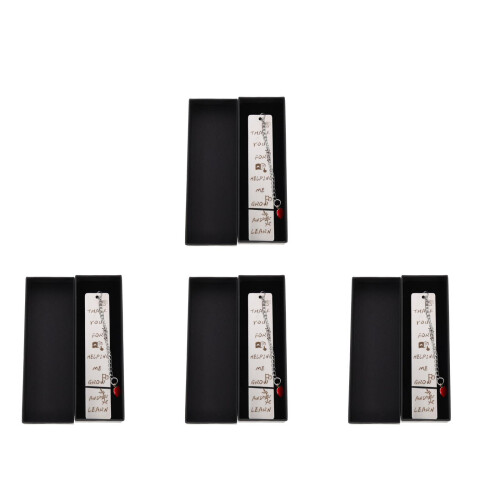 4 Sets Lesezeichen Stilvoller Seitenmarkierer Für Lehrer 1