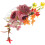 2Stk Hochzeitsblumen- Böhmischer Stil Braut-Haar- 1