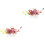 2Stk Hochzeitsblumen- Böhmischer Stil Braut-Haar- 3