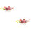 2Stk Hochzeitsblumen- Böhmischer Stil Braut-Haar- 6