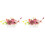 2Stk Hochzeitsblumen- Böhmischer Stil Braut-Haar- 2