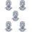 5Stk Moai Statue Stiftehalter Brillenhalter Desktop Deko 8