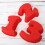 18Stk Backform Silikon Rot 0-8 Für Kuchen Und 9