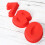 18Stk Backform Silikon Rot 0-8 Für Kuchen Und 8