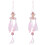 2Stk Deko Lila Ballerina Windglocke Für 3