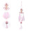 2Stk Deko Lila Ballerina Windglocke Für 9