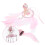 2Stk Deko Lila Ballerina Windglocke Für 10
