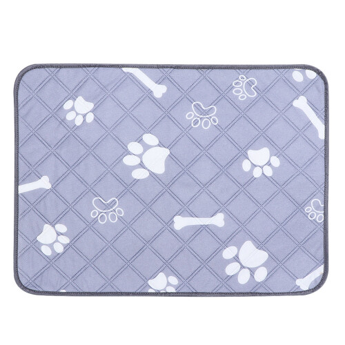 2Stk Waterproof Pet Pee Pads Knochenmuster Rutschfeste Haustier-