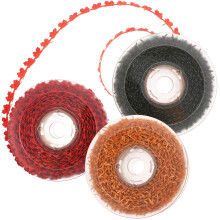 12Rolls Durable Maple Leaf Gift Ribbon for Festival and Wedding Crafts