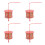 4Stk Diy Neujahrs Papier Laterne Chinesische Art 8