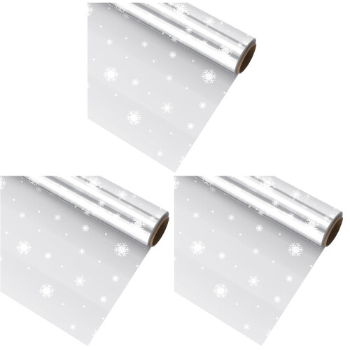 3Stk 2,5 Mil Dicke Cellophan Wickelrolle Mit (3000x40cm) 2