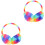 2Stk Bequeme Ohrmütze Plüsch Gestrickte Ohrenwärmer Winter 3