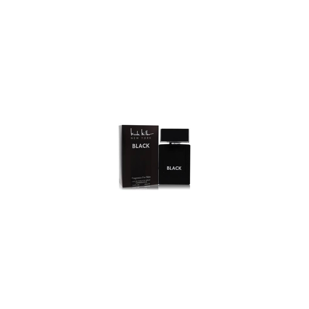 Nicole Miller Black (3.4 Oz - 100 Ml, Men) By - Eau De Toilette Spray 3.4 Oz