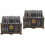 2Ud Cajas De Vintage Multifunción Para Y Decoración 5