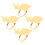 4Pcs Easter Bunny Napkin Rings Napkin Holder Buckle 11