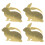4Pcs Easter Bunny Napkin Rings Napkin Holder Buckle 6