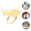4Pcs Easter Bunny Napkin Rings Napkin Holder Buckle 8