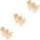 6 Pcs Polyester Table Runner For Wedding Party 7