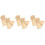6 Pcs Polyester Table Runner For Wedding Party 6