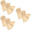 6 Pcs Polyester Table Runner For Wedding Party 9