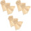 6 Pcs Polyester Table Runner For Wedding Party 5