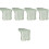 5Pcs Festive Pleated Table Runner For Gift 6