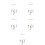 5Pcs Crib Mobile Cloud Shape Hanging Decoration Felt Ball Pendant 9