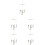 5Pcs Crib Mobile Cloud Shape Hanging Decoration Felt Ball Pendant 8