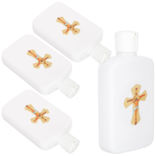 18 Pcs Empty Holy Water Bottles Catholic Christian Cross Container 1