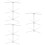 3Pcs Fondant Flower Drying Rack Collapsible Gum Paste Stand 7
