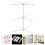3Pcs Fondant Flower Drying Rack Collapsible Gum Paste Stand 10