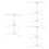 3Pcs Fondant Flower Drying Rack Collapsible Gum Paste Stand 6