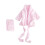 3Pz Vestaglie Baby Rosa Morbide E Assorbenti Per 10