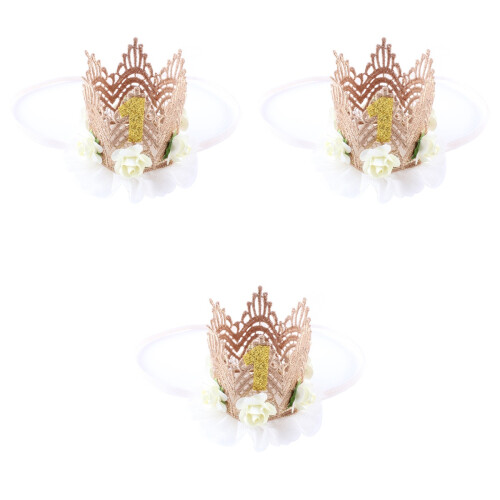 3 Cappello Primo Compleanno Rosa 2
